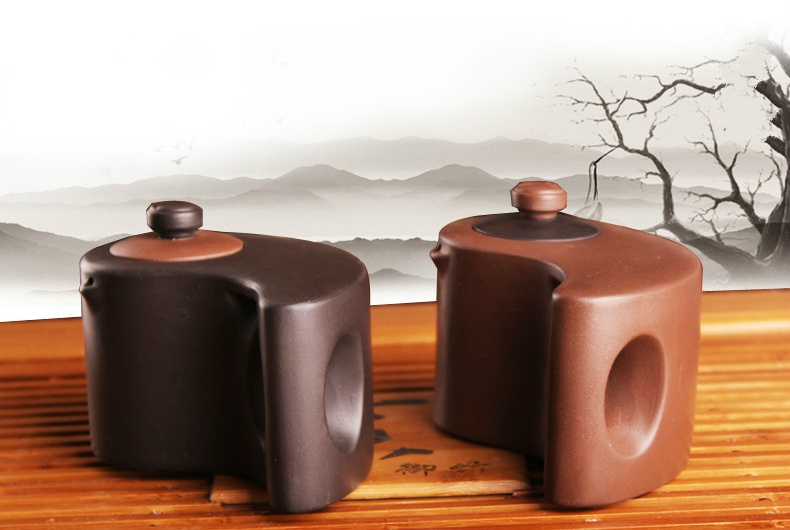 太極陰陽紫砂壺，創(chuàng)意格紫砂壺