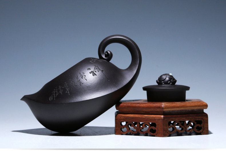 創(chuàng)意別致紫砂壺，個(gè)性手工美型外觀紫砂壺