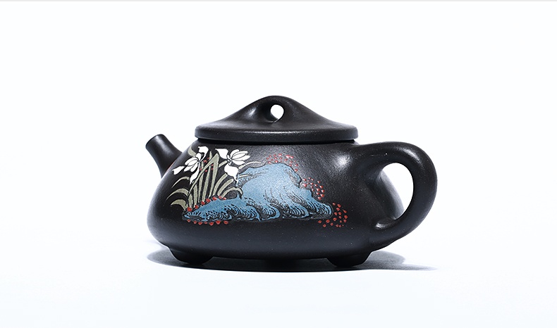 石瓢手工紫砂壺，精致典雅紫砂壺