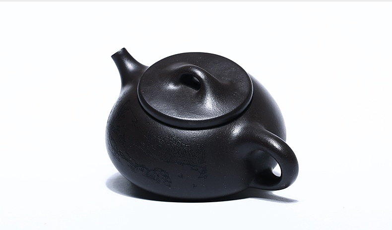 石瓢手工紫砂壺，精致典雅紫砂壺